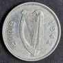 Ireland 1942 Silver 1s Shilling coin. Image 4