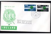 1965 Ireland Centenary International Telecommunications Union Commemorative Stamps Illustrated First Day Cover (FDC)
