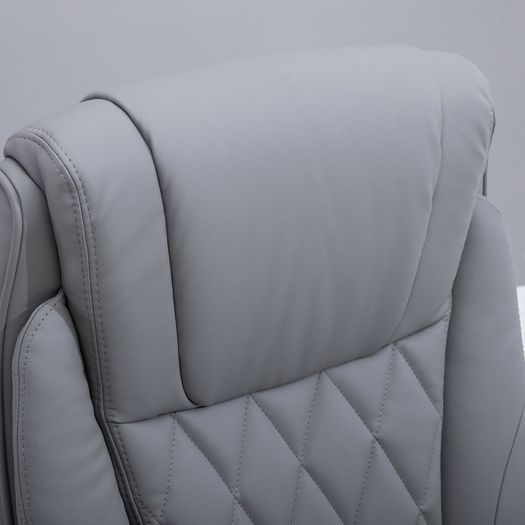 High Back Executive Office Chair, Height Adjustable PU Leather Ergonomic Chair