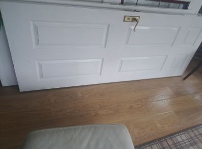 White solid doors