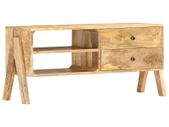 TV Cabinet 97x35x47 cm Solid Mango Wood