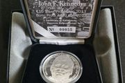 Ireland 2013 John F Kennedy Silver Proof 10 Euro Coin