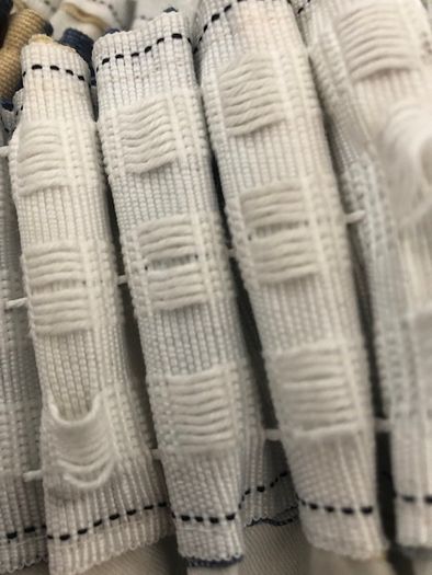 Lined curtain. Vintage fabric