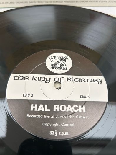 Hal Roach Irish Comedian Record and SIGNED sleeve