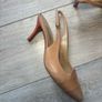 Lodi womans nude sling back shoes Image 2