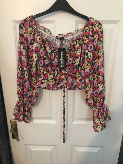 new boohoo crop