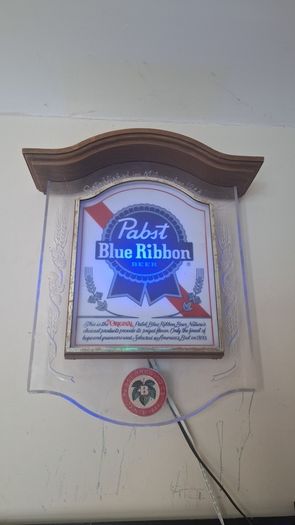 Rare vintage American Pabst Blue Ribbon light