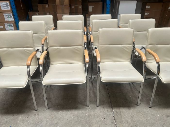 Office Chairs x 12 (Cream)