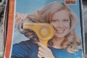 Vintage SHG Super 1250 Hairdrier in its Original Box, likely from the 60s or 70s Working, Postage Available