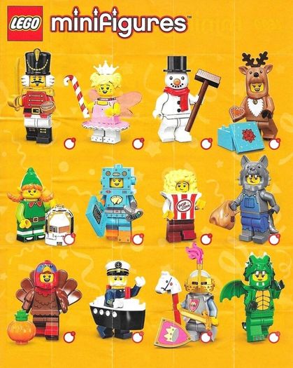 lego series 23 collectible minifigures complete set