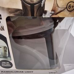Paladone Star Wars The Mandalorian Light  Mandalorian Helmet LED Desktop Light Star Wars Disney