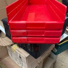 plastic storage bins