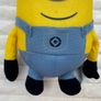Plush Minion Stuart Despicable Me approx. 22cm. Smiling Damaged Suit Used Please see photos Image 3