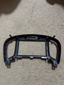 Car cd radio bracket and face shield
