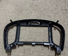 Car cd radio bracket and face shield