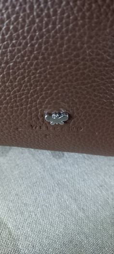 Weekend By MaxMara Falco Chocolate Brown Leather Tote with Pochette