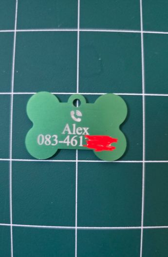 Pet name tags