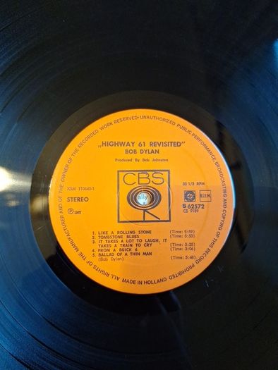 Vinyl Bob Dylan  Highway 61 revisited