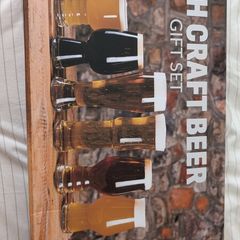 Craft beer glass gift set