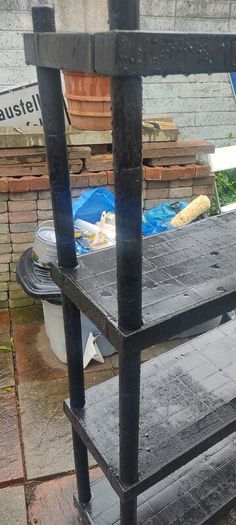 Sturdy Weatherproof Hard Plastic Shelves