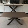 Coffee table from Eazy Living, brown glass top Image 6