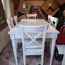 Extendable Timber Table with 6 Solid Chairs 115 Image 3