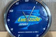 Lucozade Promotional Wall Clock - Mancave Bar Soft Drinks Sports Energy