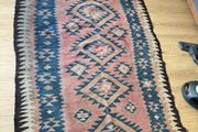 Large Antique/Vintage Hand-Woven Anatolian Kilim Runner (270cm x 133cm)