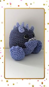 handmade crochet monster