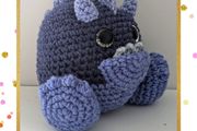 handmade crochet monster