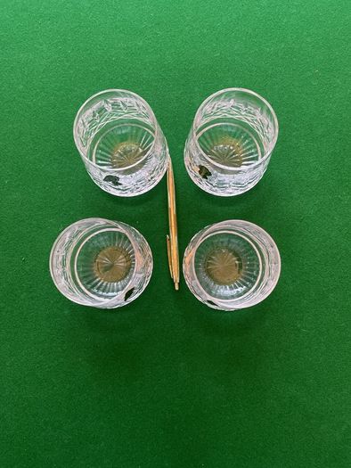 4 Waterford Crystal Lismore Tumblers