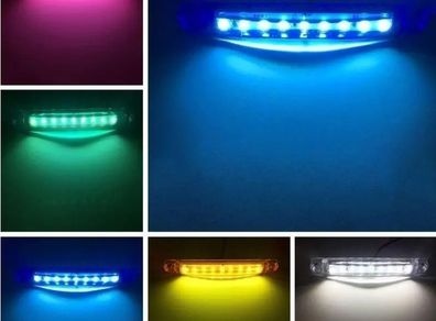 5pcs New Bright 12V-24V 9 LED Side Marker Light