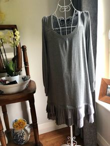Coast grey wool dress
