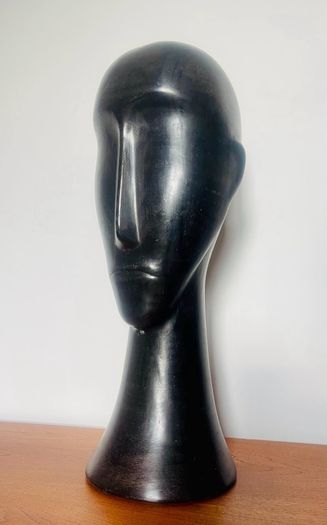 Italian Modernist Modigliani MCM ceramic head 1960s