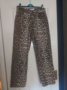 Savida Leopard print jeans