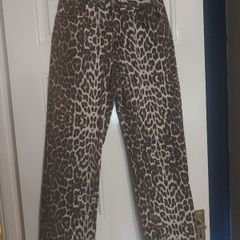 Savida Leopard print jeans