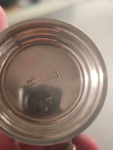 Solid Sterling Silver Christening Mug