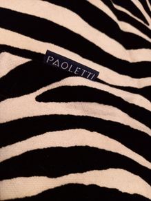 Paoletti Zebra Cushion Cover