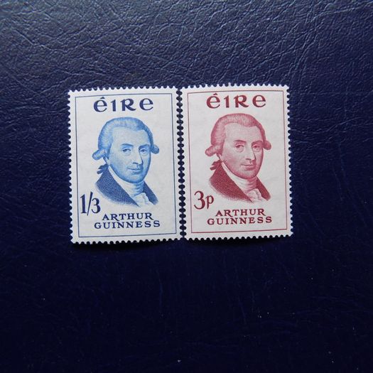 Ireland 1959.Stamp set.Bi-Centenary of the Foundation of Guinness Brewery,Dublin.Mint lightly hinged.