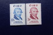 Ireland 1959.Stamp set.Bi-Centenary of the Foundation of Guinness Brewery,Dublin.Mint lightly hinged.