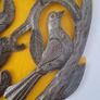 Large cut-metal peacock wall plaque Image 5