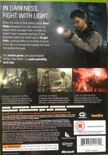 Alan Wake [2010] (Xbox 360 Game)