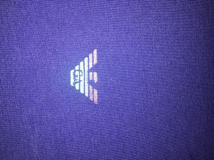 Armani Eagle Stretch Cotton V-Neck T Shirt, Marine, SIZE XL BRAND NEW