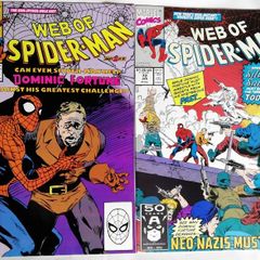 Web Of Spider-Man #'s 71 & 72 Part 1 & 2 Silver Sable(1990-91)