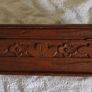 Vintage handcarved mahogany box. 1930s/40s Image 3
