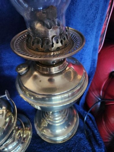 vintage oil lamps