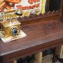 Antique Oak Console Hall Table with Coat Rack Image 3