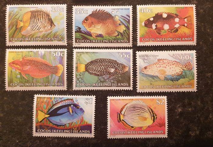 Cocos (Keeling) Islands - Fish Series 1979