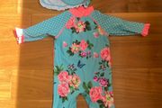 Mini club full body swimsuits with cap (12-18m)
