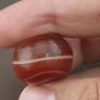 Vintage Natural Eye Pattern Sulemani Agate Tire Shape Bead Image 10